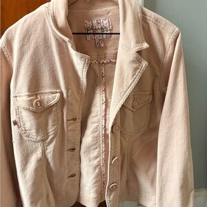Women’s Light Pink Corduroy Jacket